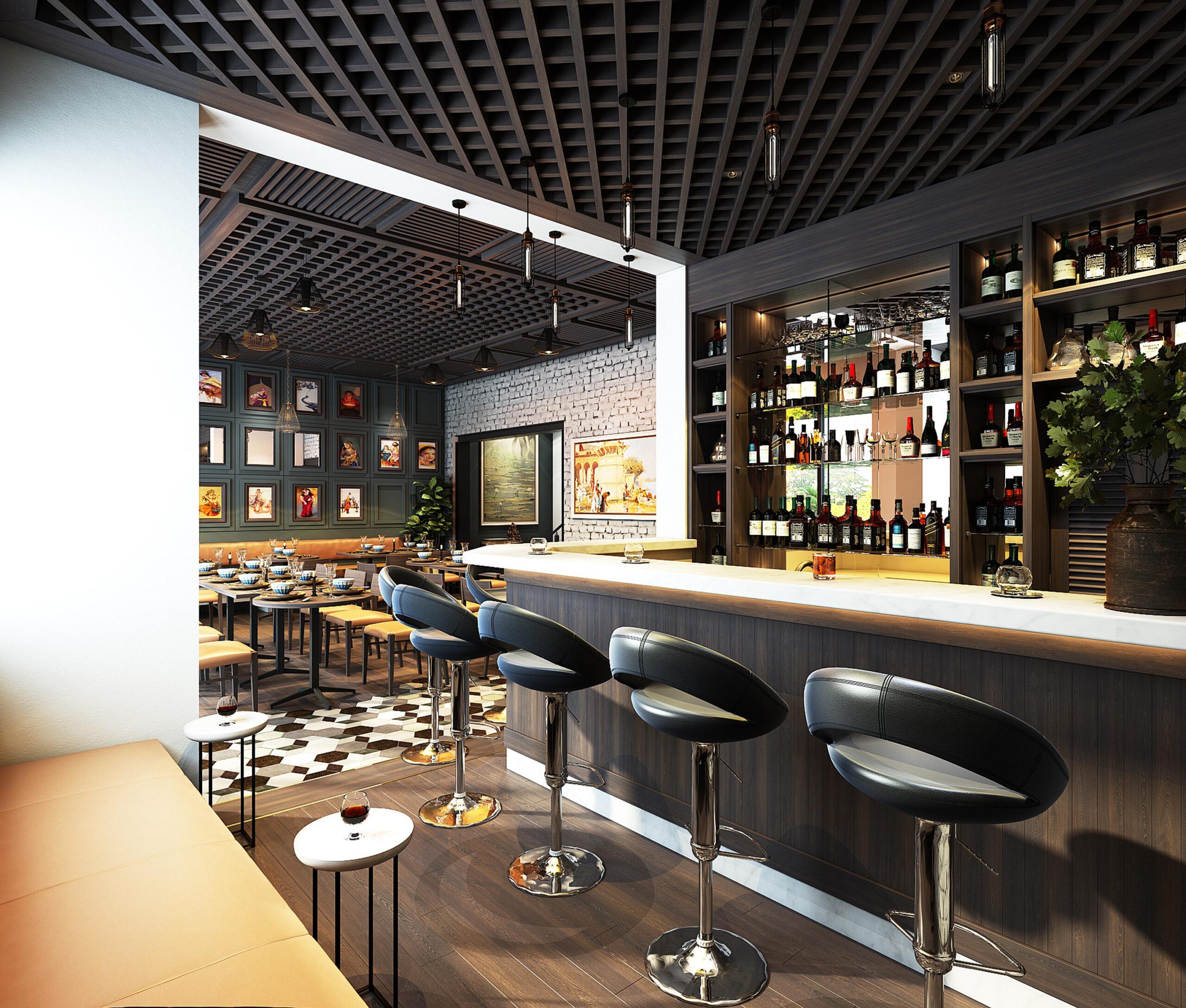 travaux aménagement rénovation restaurant aix en provence,  Nice, Cannes, Paris, Lyon, Marseille, St Tropez,  cuisine, peinture , vitrine, plâtrerie, plafond électricité